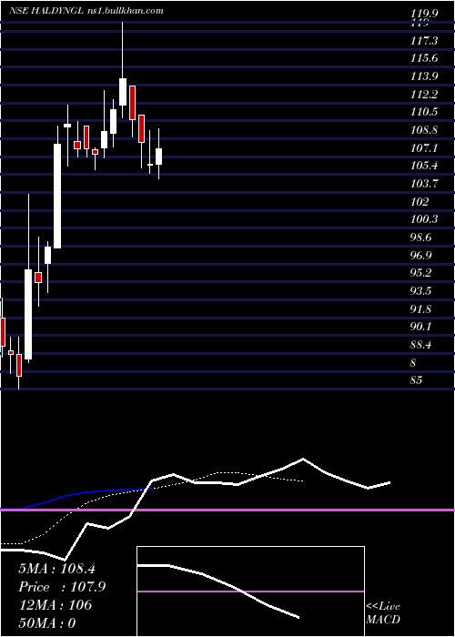  Daily chart HaldynGlass