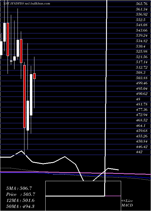  monthly chart HindustanFoods