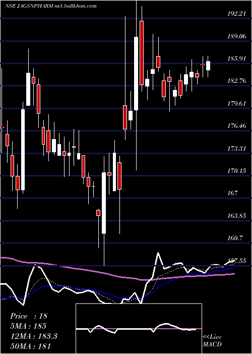  Daily chart JagsonpalPharmaceuticals