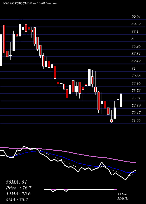  Daily chart KokuyoCamlin