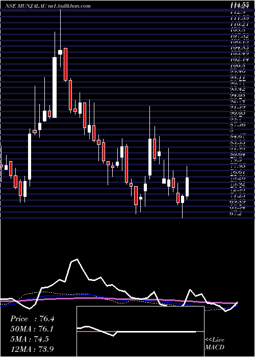  weekly chart MunjalAuto
