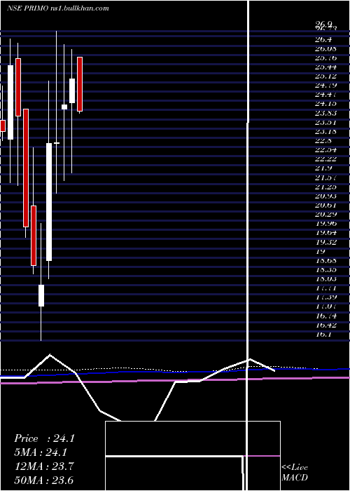  monthly chart PrimoChemicals