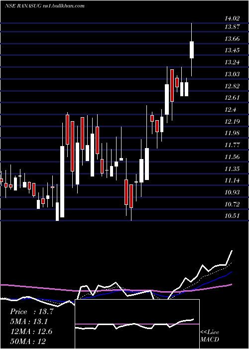  Daily chart RanaSugars