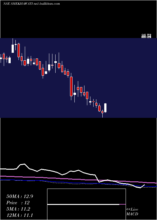  weekly chart ShekhawatiIndustries