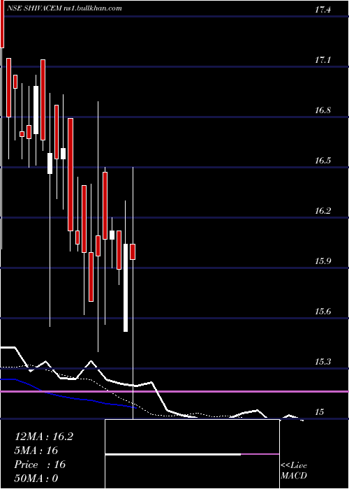 Daily chart ShivaCement