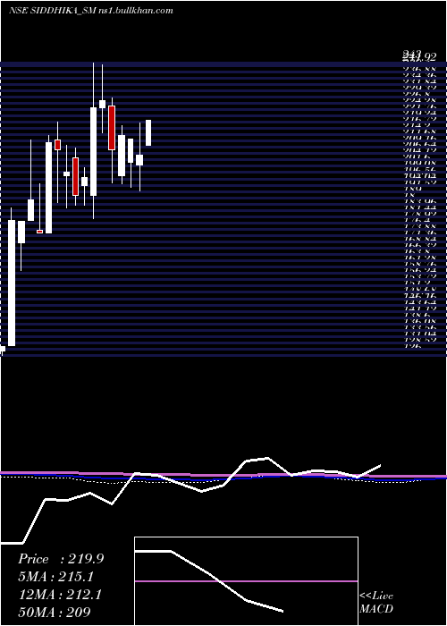  monthly chart SiddhikaCoatings