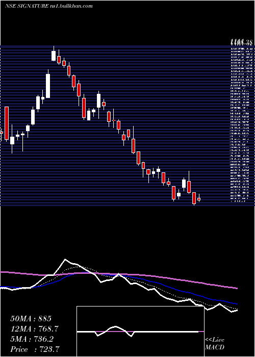  Daily chart SignatureglobalIndia