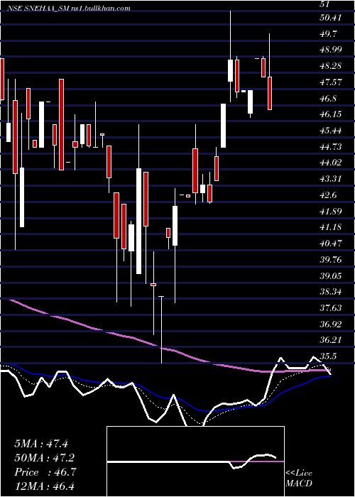  Daily chart SnehaaOrganics