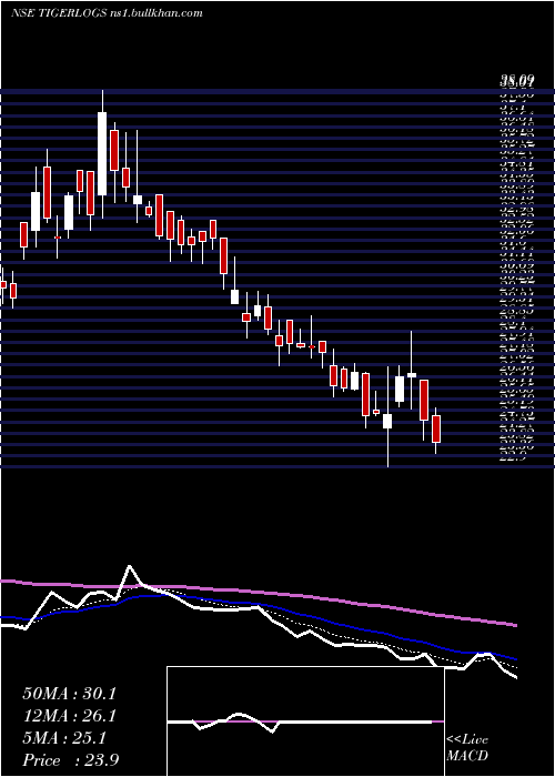  Daily chart TigerLogistics