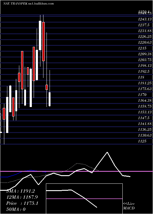  Daily chart TranspekInds