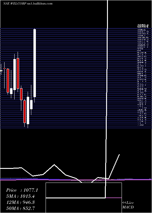  monthly chart WelspunCorp
