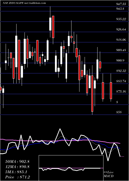  Daily chart ZydusLifesciences