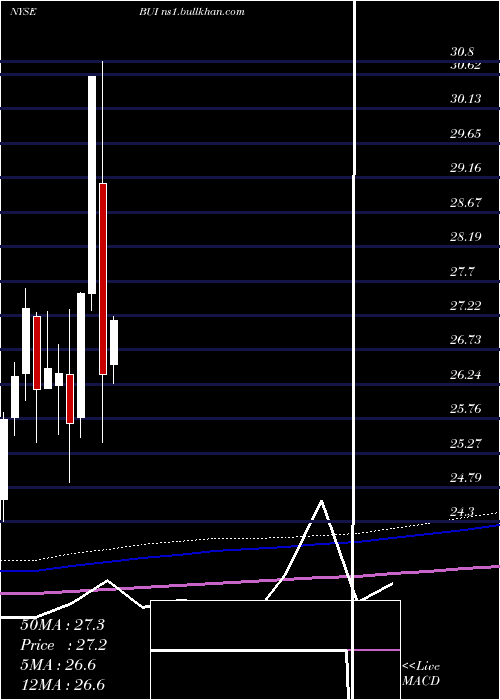  monthly chart BlackrockUtility