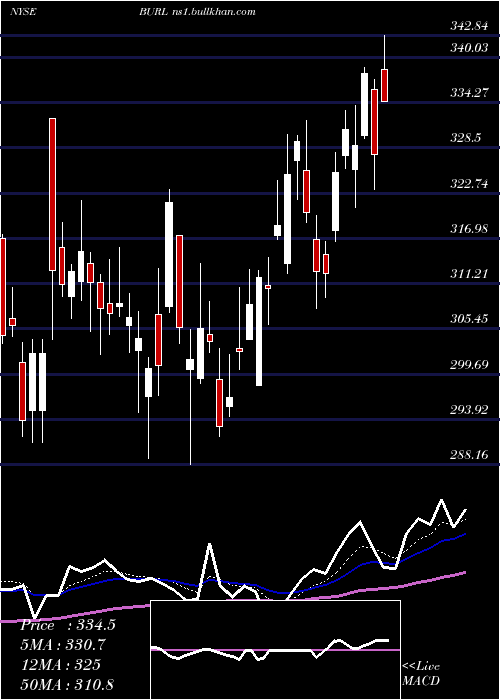  Daily chart BurlingtonStores