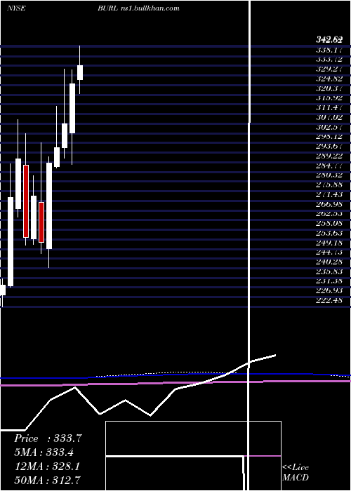  monthly chart BurlingtonStores