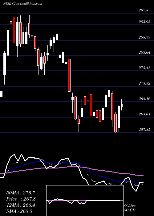  Daily chart CignaCorporation
