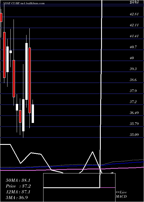  monthly chart Cubesmart