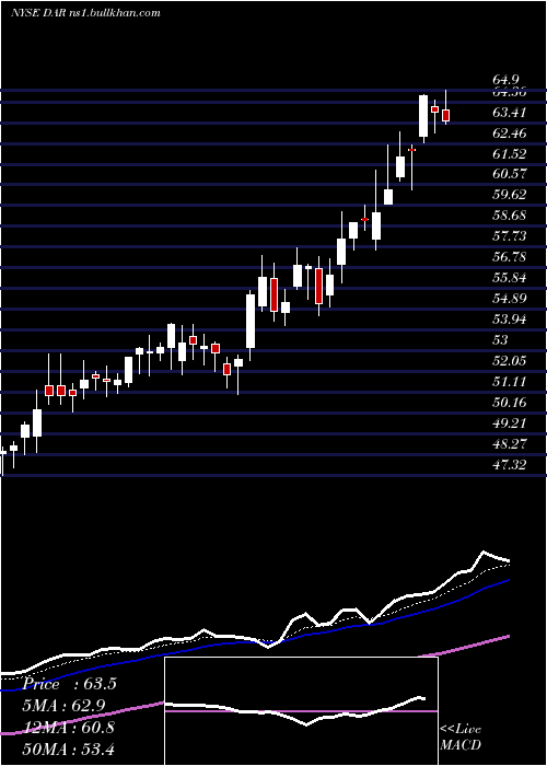  Daily chart DarlingIngredients
