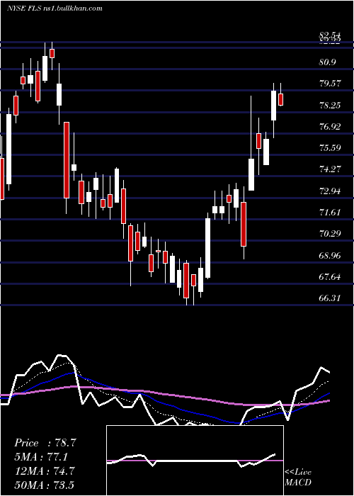 Daily chart FlowserveCorporation