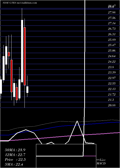  monthly chart GatesIndustrial