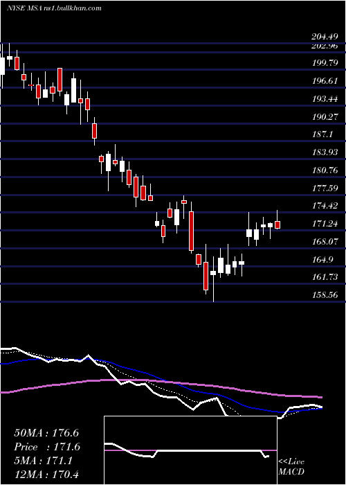  Daily chart MsaSafety