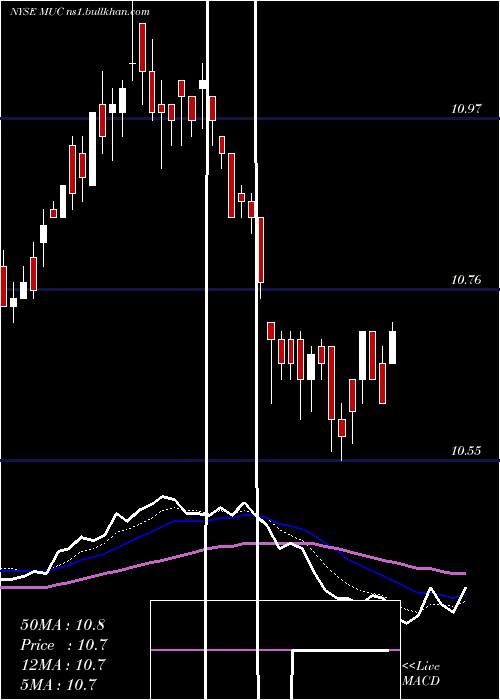  Daily chart BlackrockMuniholdings