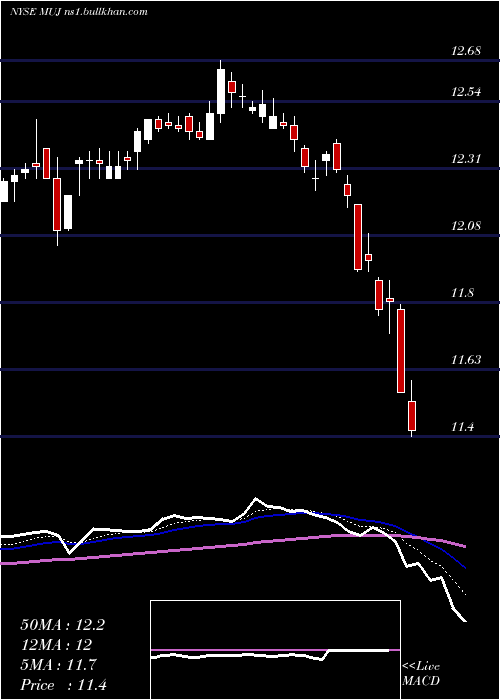  Daily chart BlackrockMuniholdings