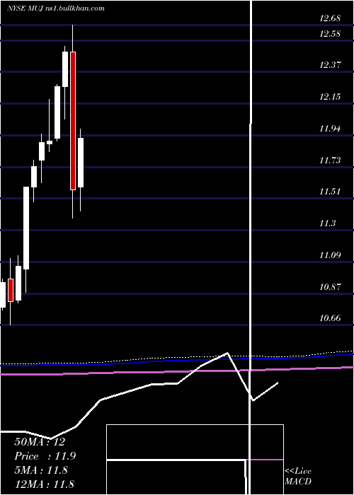  monthly chart BlackrockMuniholdings
