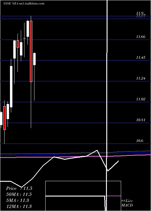  monthly chart NuveenAmt