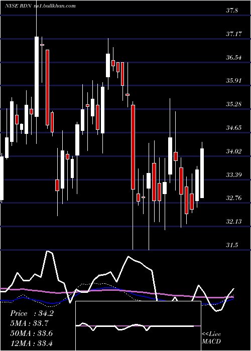 weekly chart RadianGroup