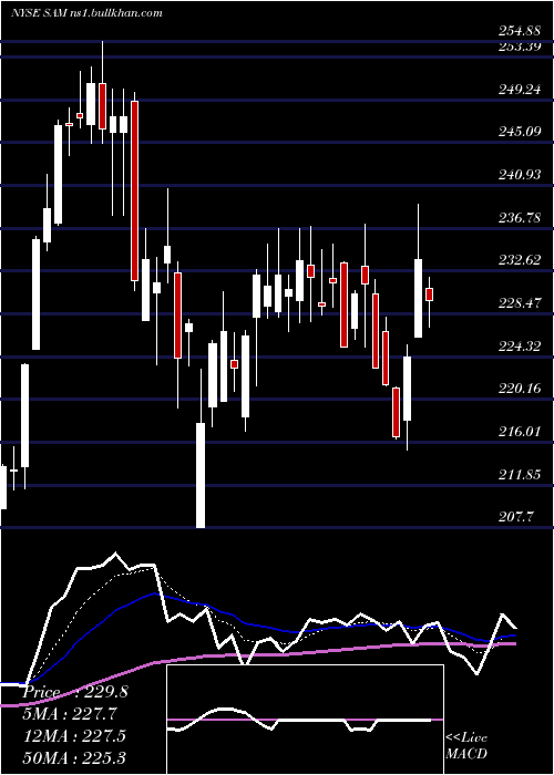  Daily chart BostonBeer