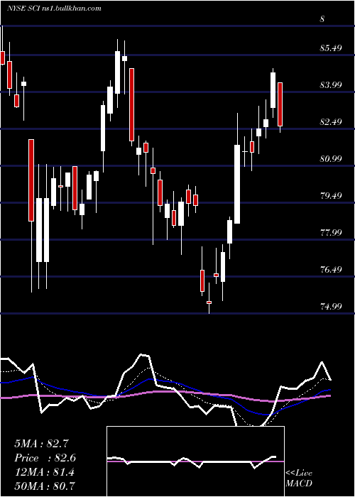 Daily chart ServiceCorporation