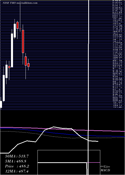  monthly chart ThermoFisher