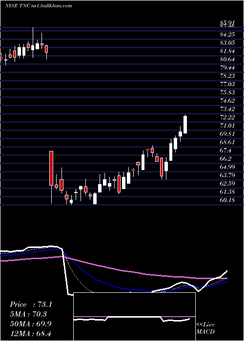  Daily chart TennantCompany