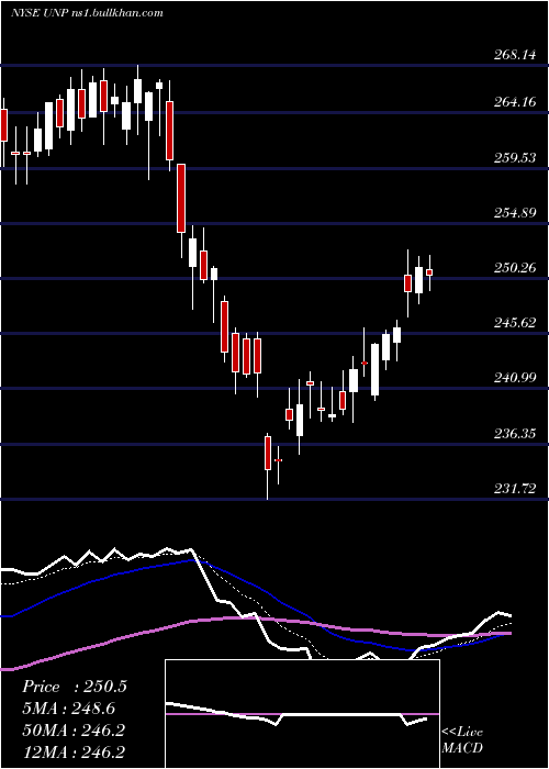  Daily chart UnionPacific