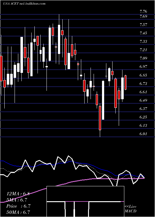  Daily chart AcetoCorporation
