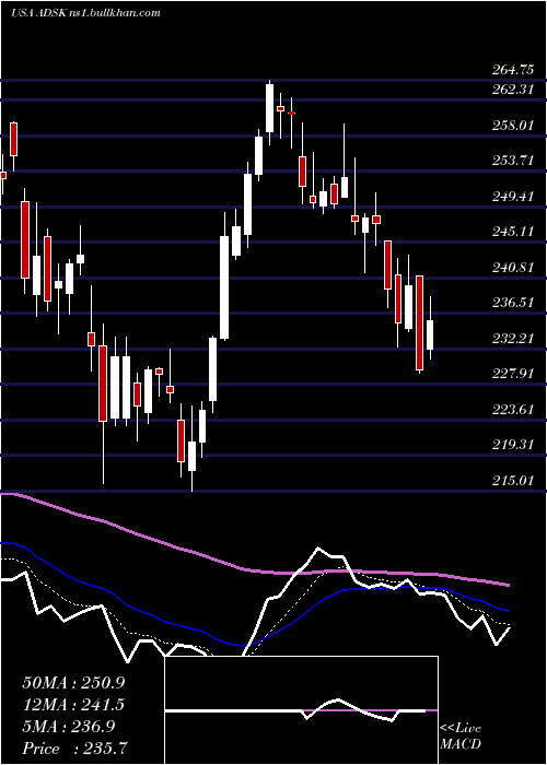  Daily chart AutodeskInc