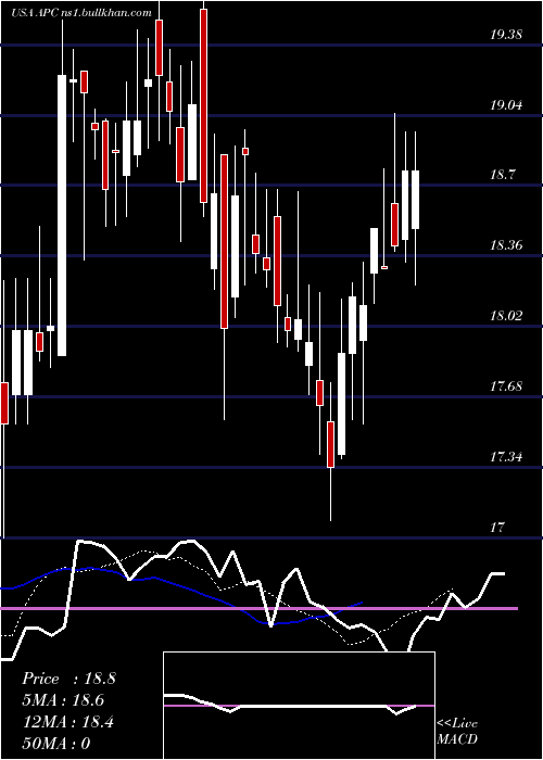  Daily chart AnadarkoPetroleum