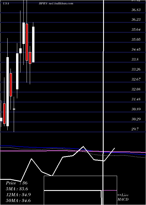  monthly chart BankPrinceton