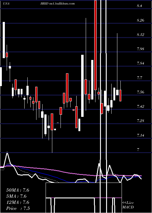  Daily chart BridgfordFoods