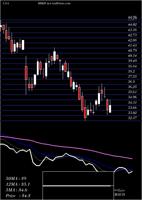  Daily chart BrukerCorporation