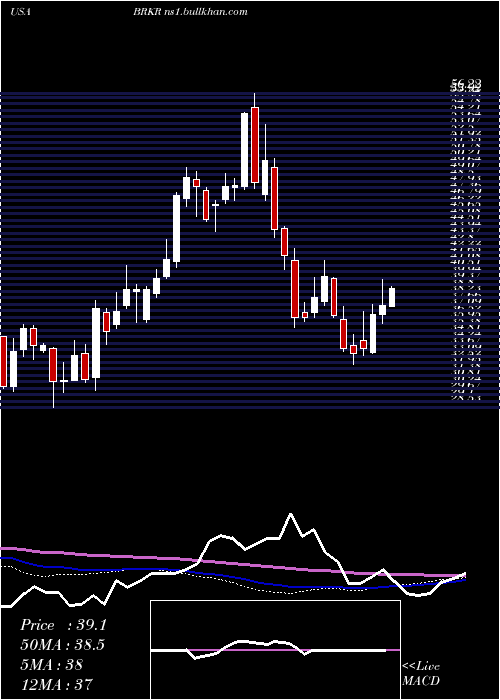  weekly chart BrukerCorporation