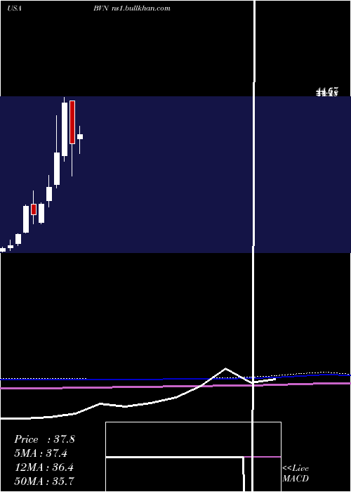  monthly chart BuenaventuraMining