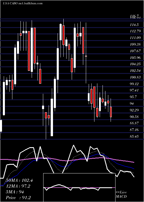  Daily chart CableOne
