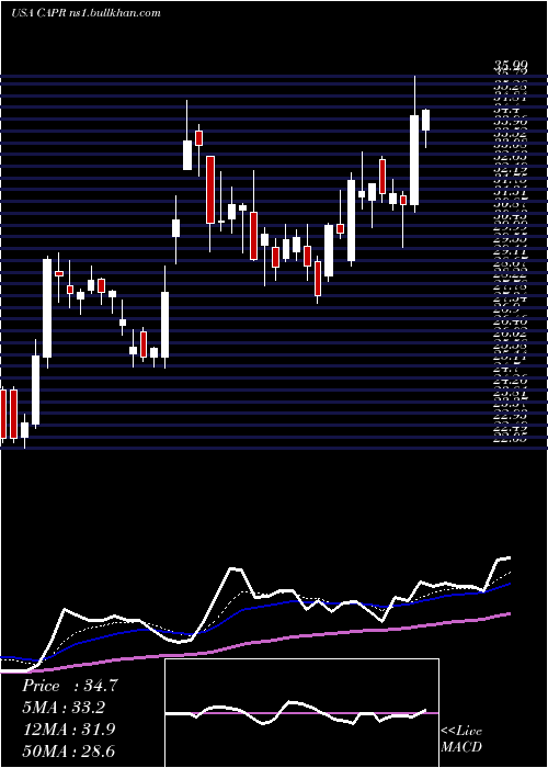  Daily chart CapricorTherapeutics