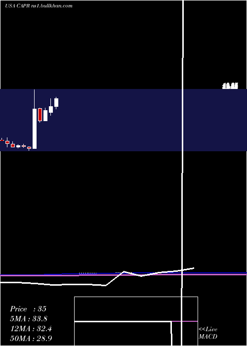  monthly chart CapricorTherapeutics