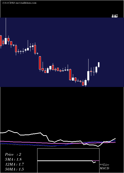  weekly chart CodexisInc