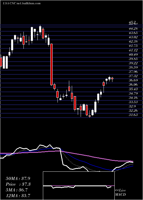  Daily chart CenteneCorporation