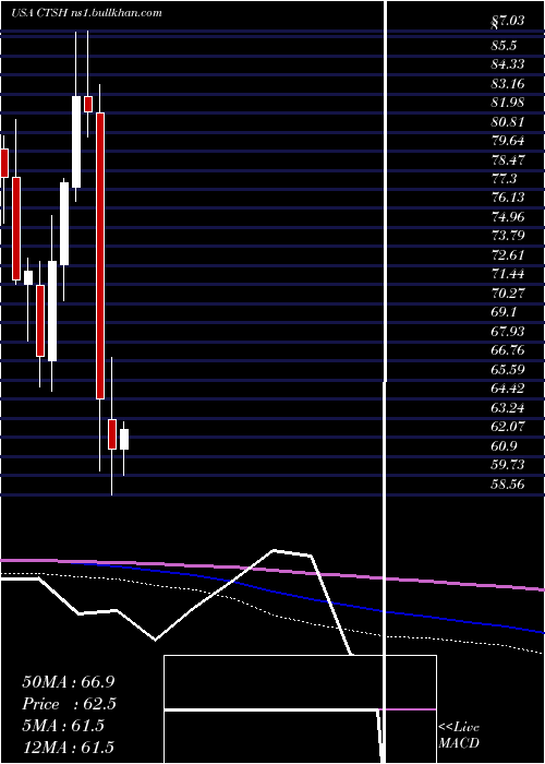  monthly chart CognizantTechnology
