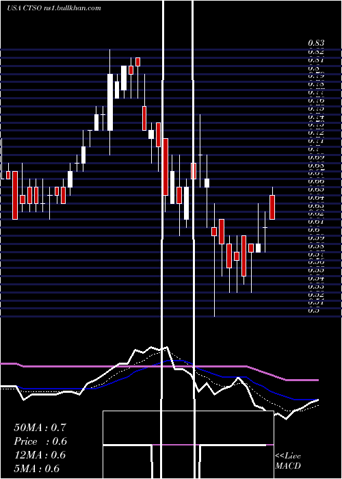  Daily chart CytosorbentsCorporation